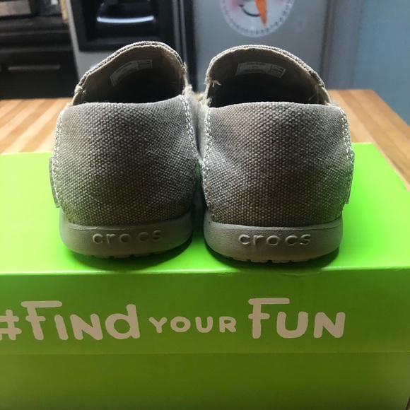 Boys Croc’s Santa Cruz II Tan - Picture 5 of 7